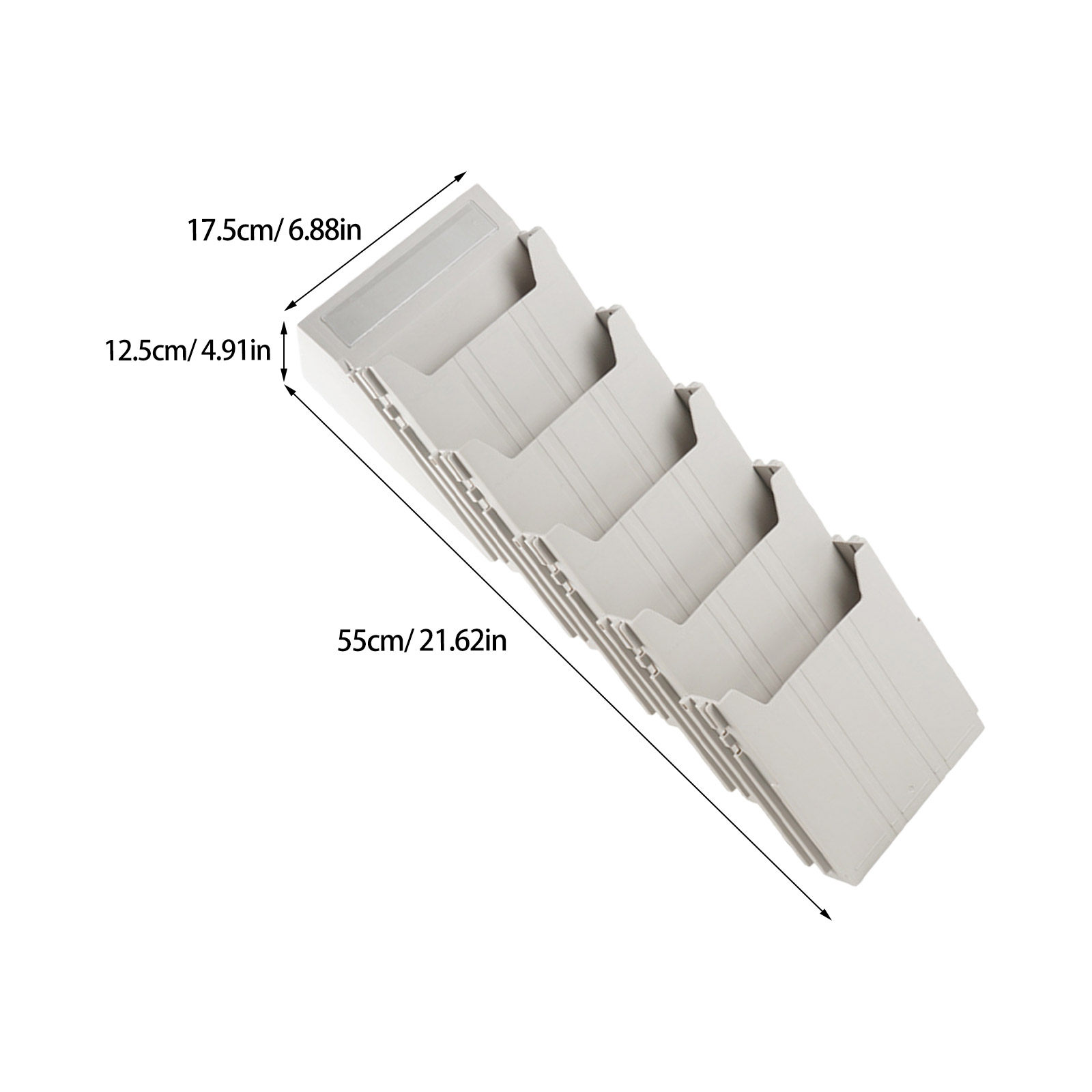 Wall Mounted File Organizer Ad - Magazine Holder Rack ulasan dan harga