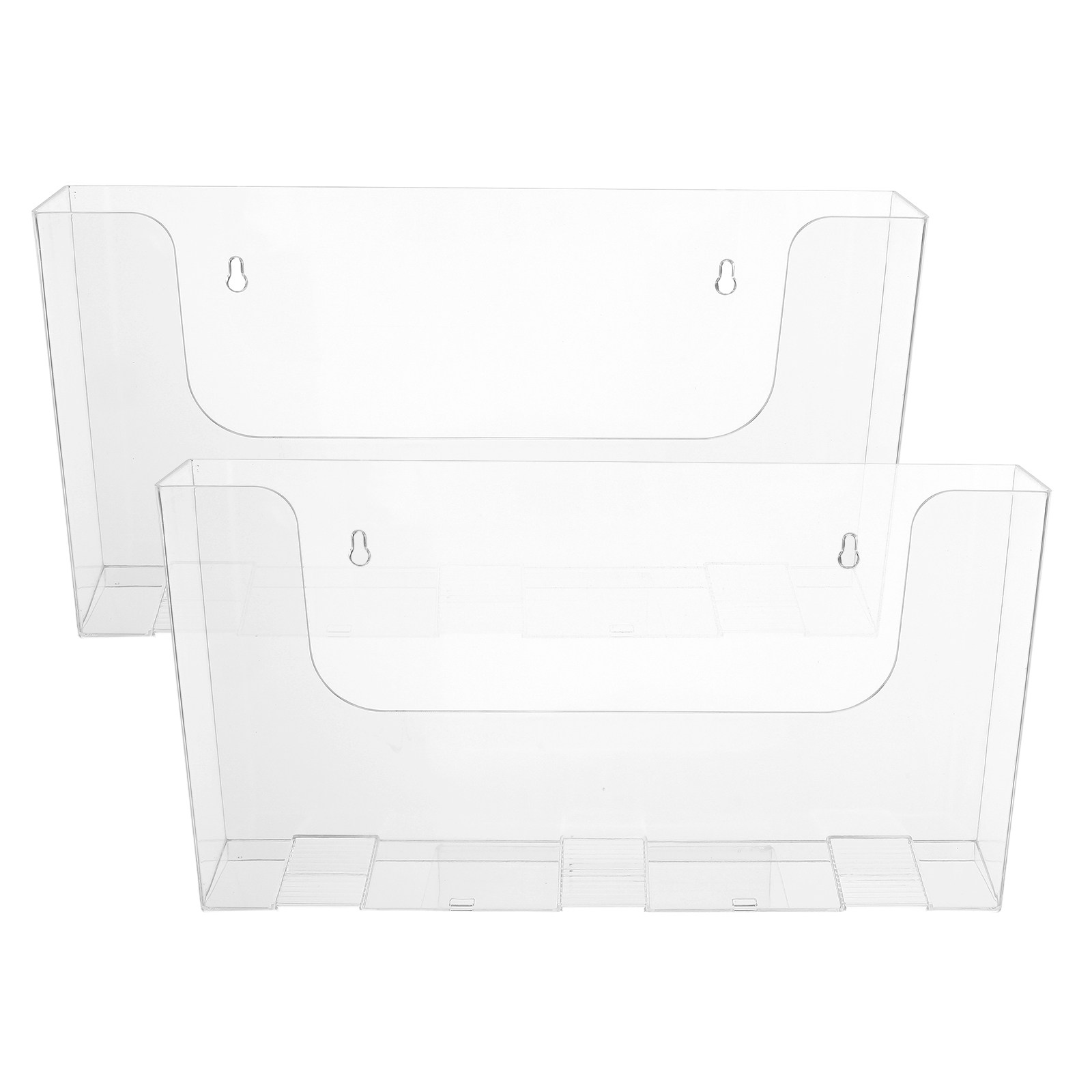 Acrylic Wall File Holder 2 Pac - Magazine Holder Rack ulasan dan harga