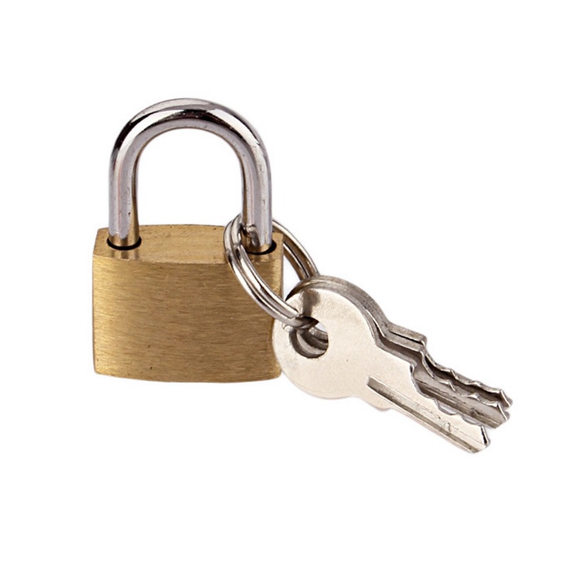 Solid Brass Padlock with 3 Key - Letter Opener Brass ulasan dan harga