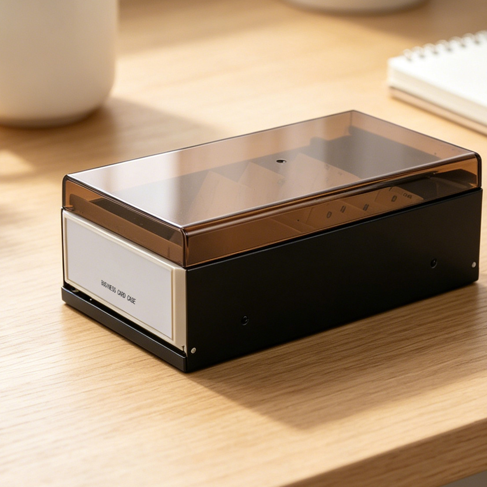 Large Business Card Storage Bo - Card Index Box ulasan dan harga