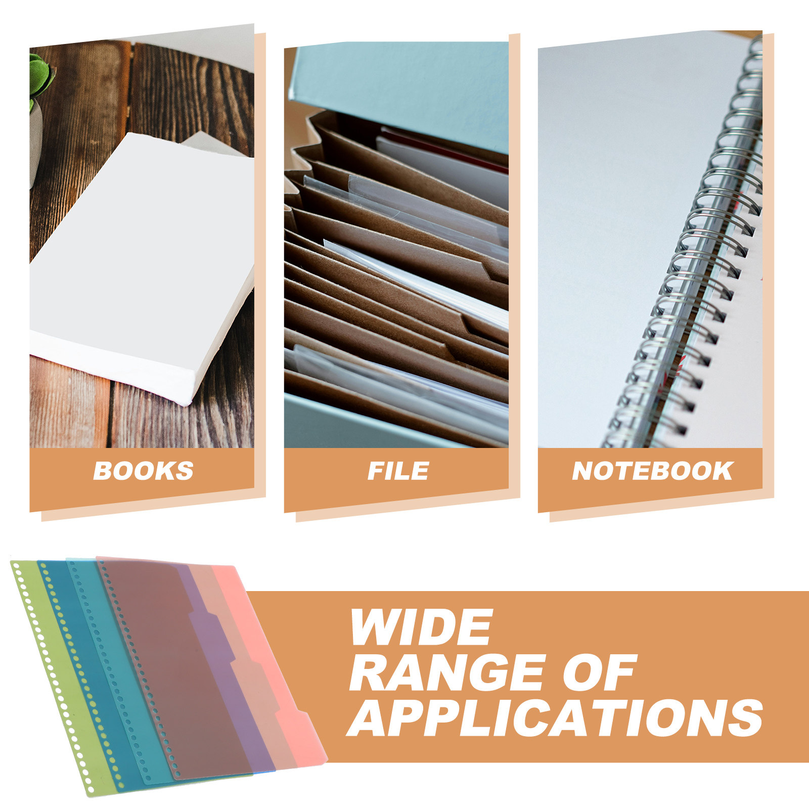 4Sets Premium Plastic Binder T - Tab Divider A4 ulasan dan harga