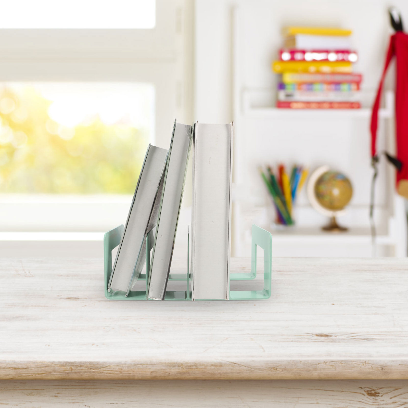 Desktop Book Organizer with Mu - Magazine Holder Rack ulasan dan harga