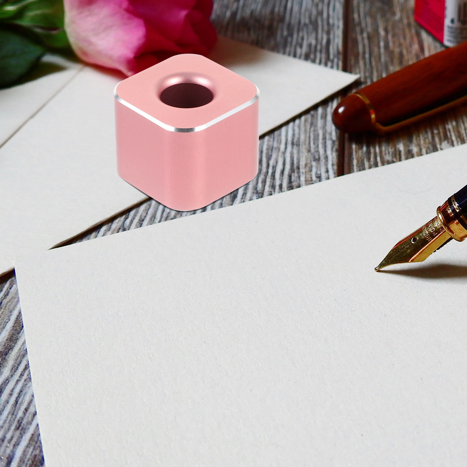 Aluminum Alloy Metal Pen Holde - Pen Rest Single ulasan dan harga