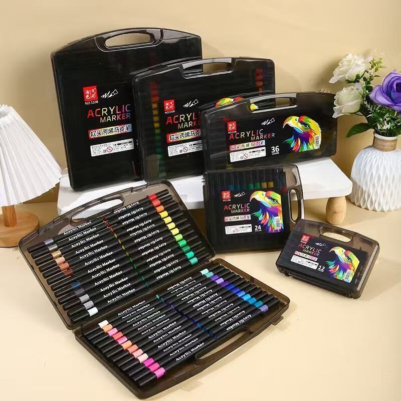 24-80 Colors Acrylic Paint Pen - Copic Marker Classic ulasan dan harga