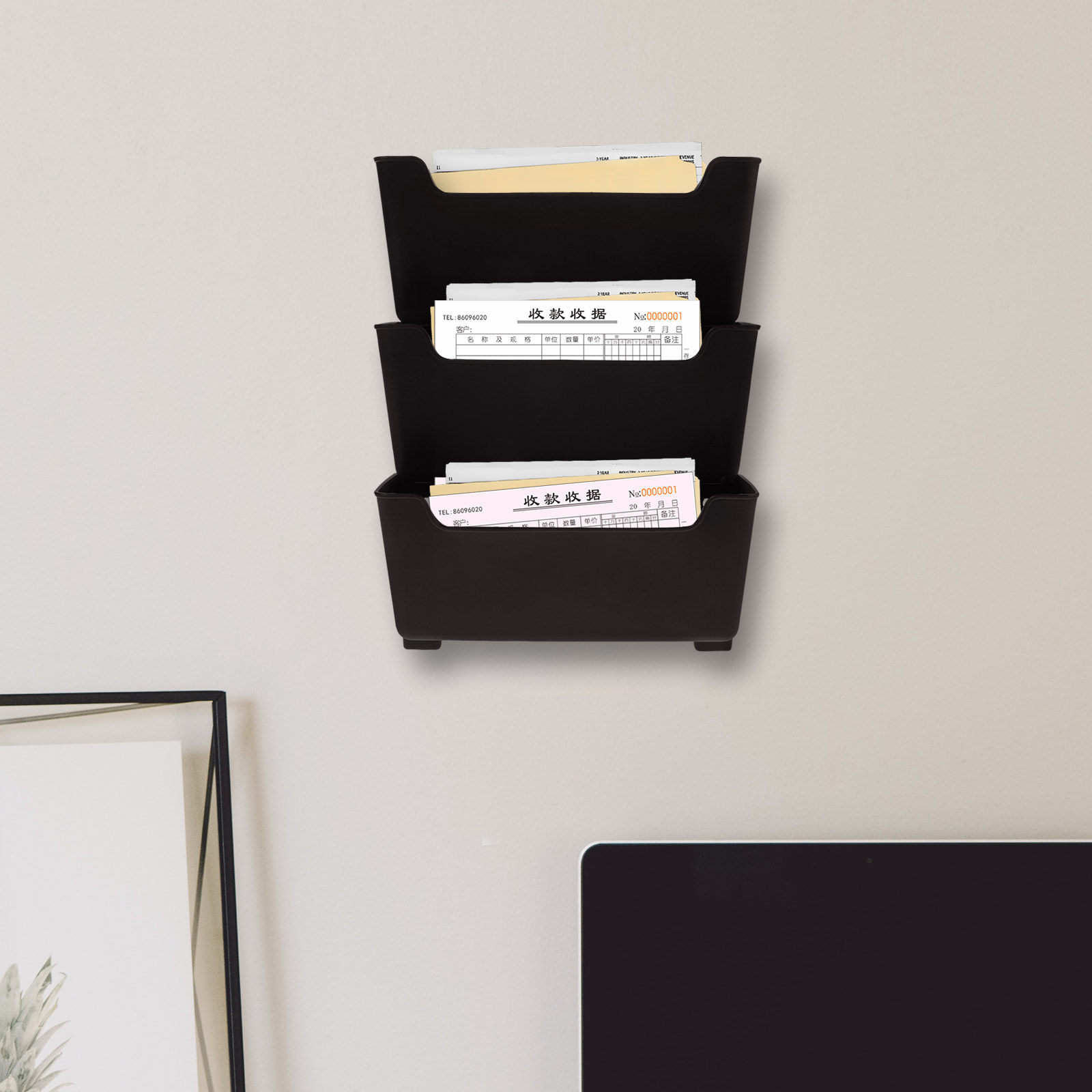1Set Wall File Organizer Rack  - Magazine Holder Rack ulasan dan harga