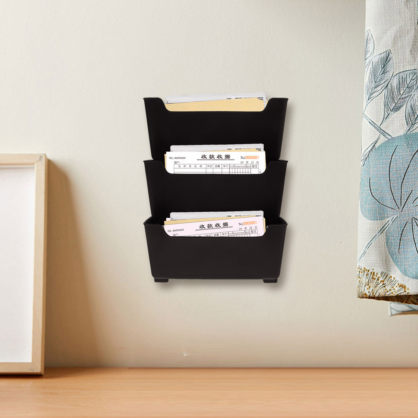 1Set Wall File Organizer Rack  - Magazine Holder Rack ulasan dan harga