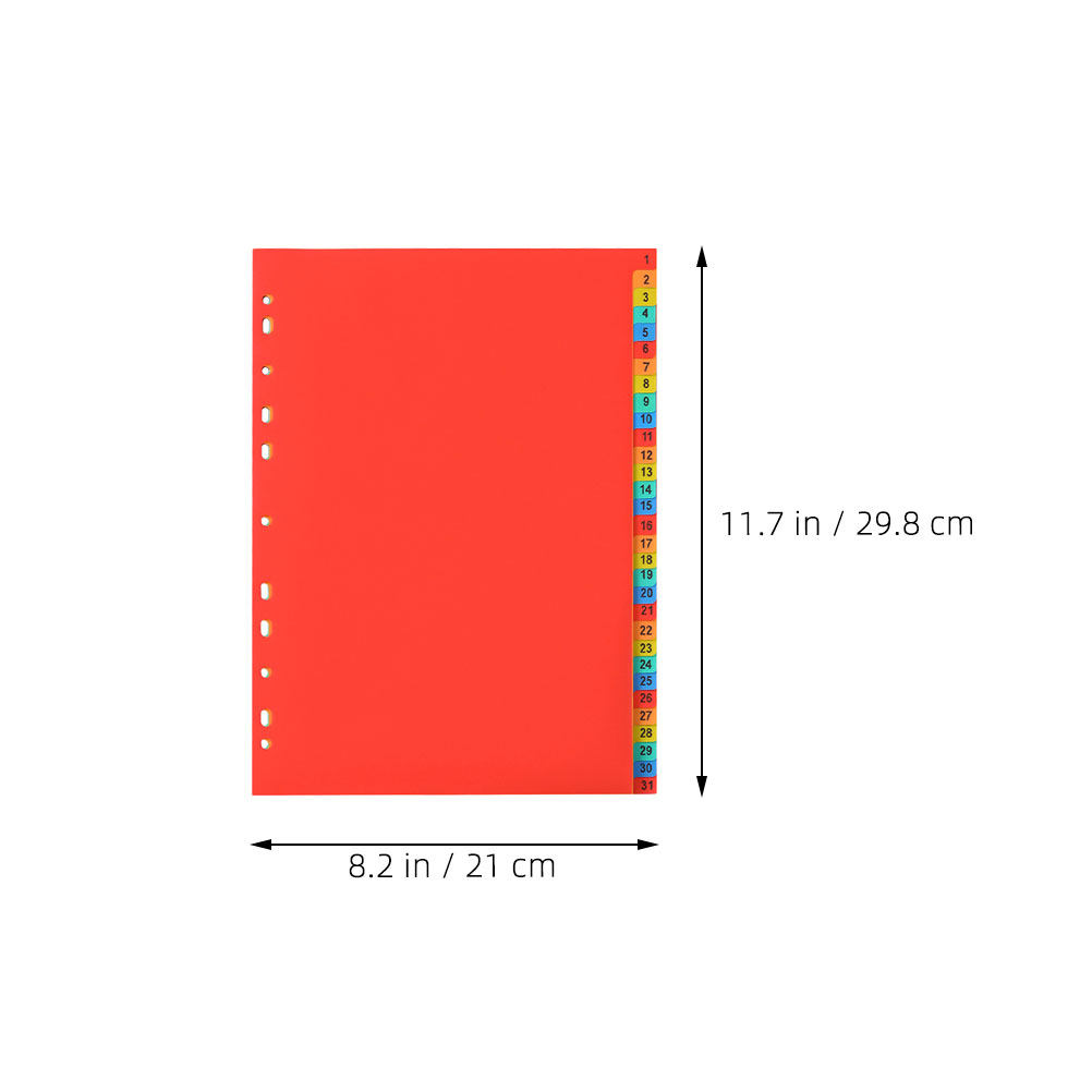 2Sets A4 Index Dividers Plasti - Tab Divider A4 ulasan dan harga