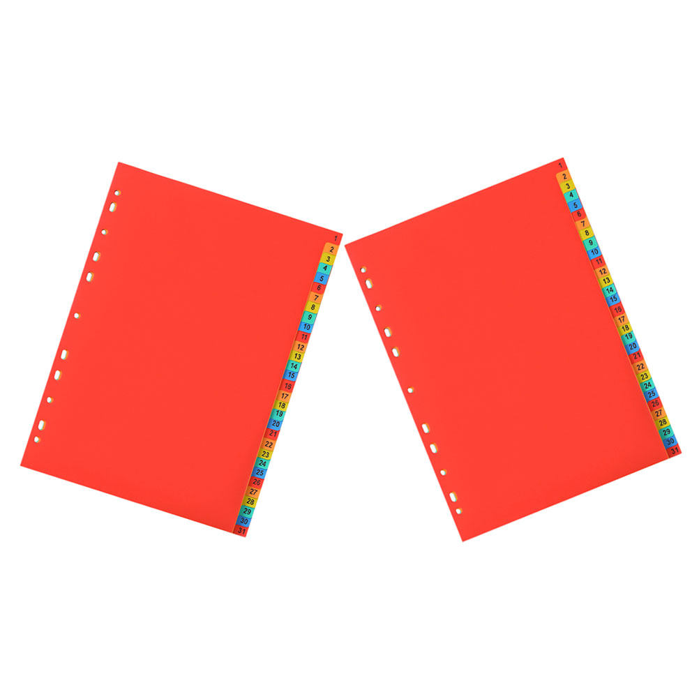 2Sets A4 Index Dividers Plasti - Tab Divider A4 ulasan dan harga