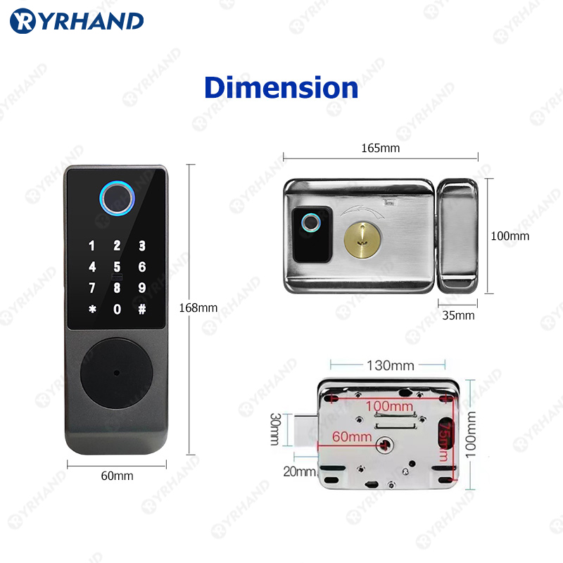 Tuya Smart lock Waterproof Wif - Letter Opener Brass ulasan dan harga